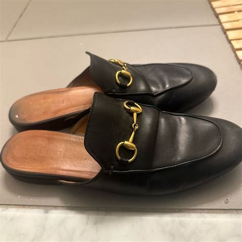 gucci loafer slides|gucci loafer slides women.